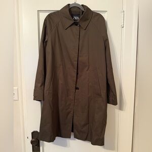 Zara Women's Brown Trench Coat